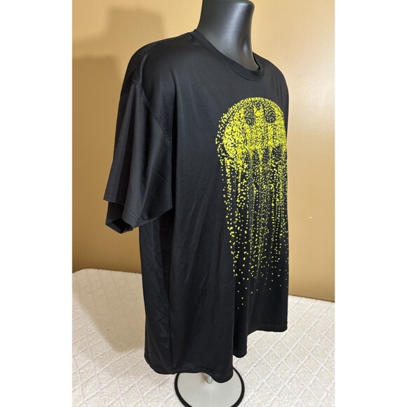 Batman DC Comics Cascading Logo Soft Feel Black Shirt Men’s Size XL - Picture 6 of 14